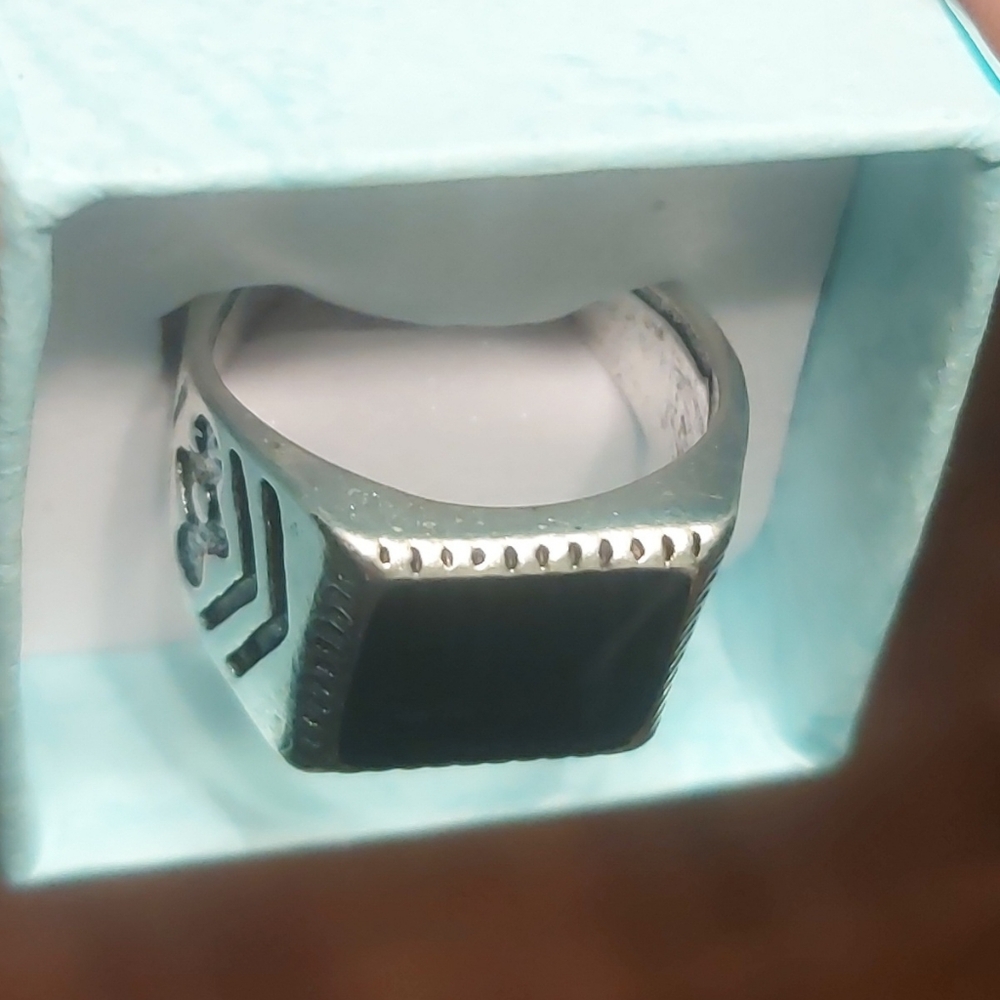 Men's Silver Ring - Picture 4 of 6